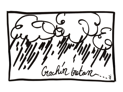 Affiche Crachin Breton