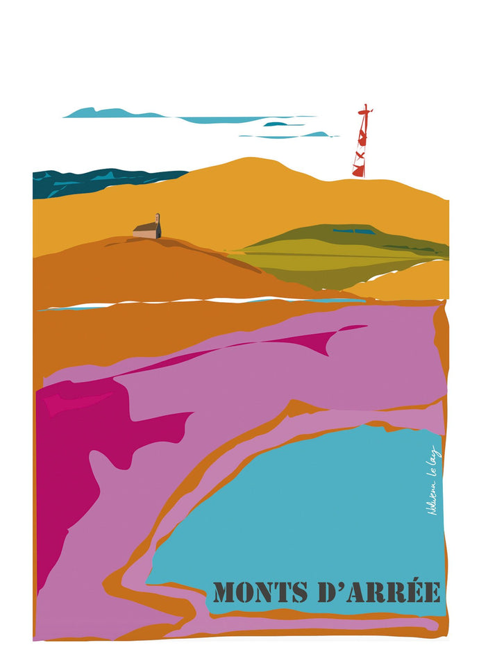 Affiche Mont d'Arrée